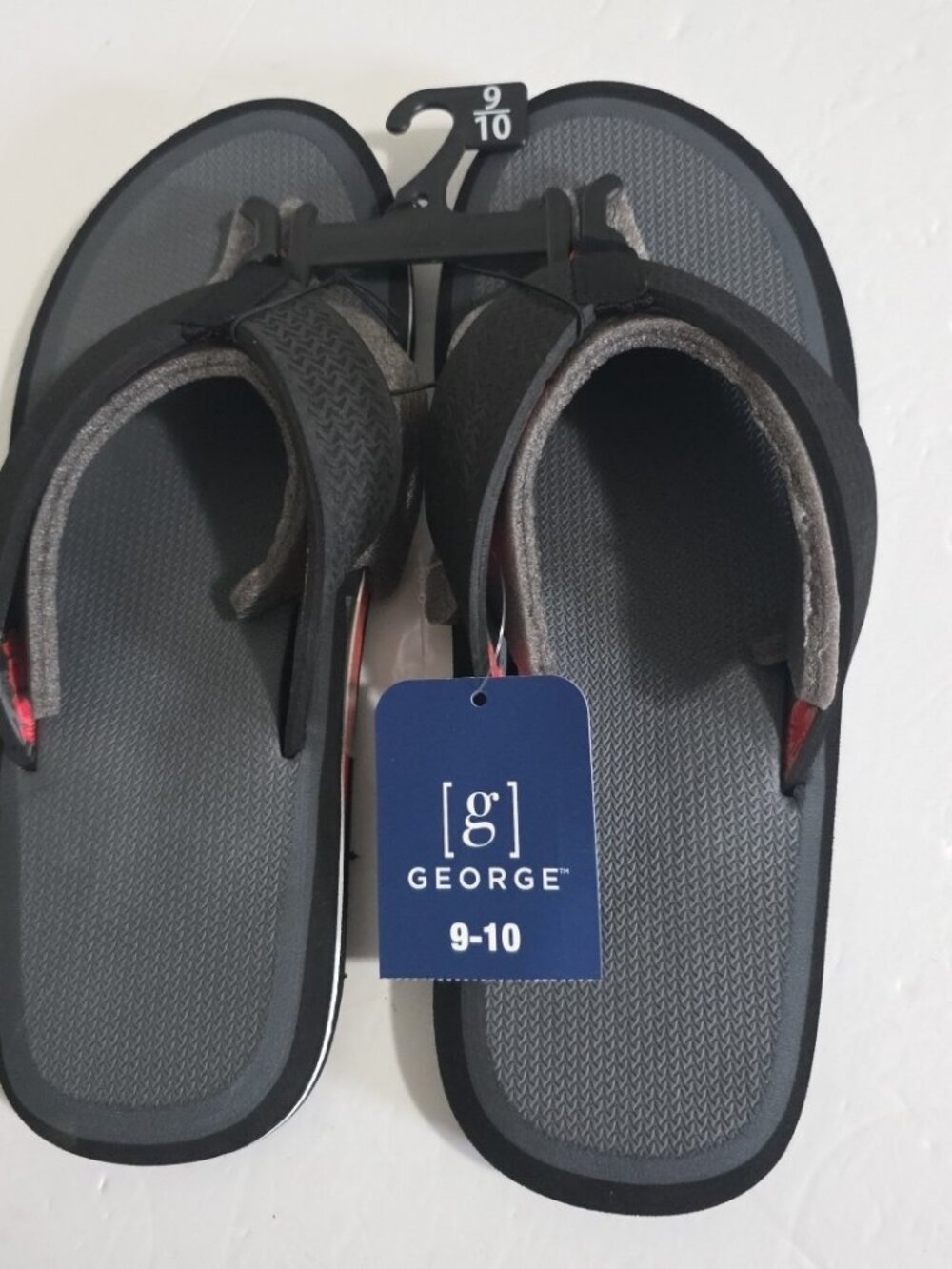 george flip flops 9/10 mens